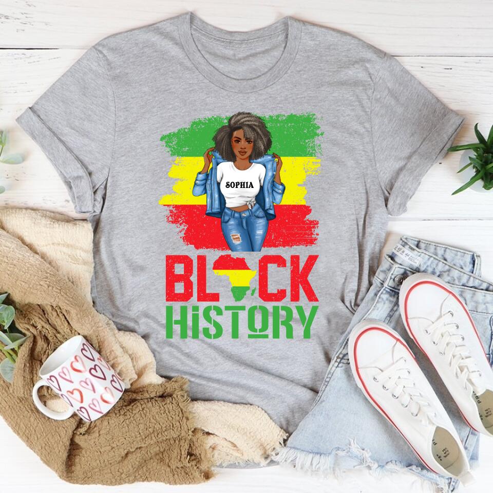 I Am Black History - Black History Month &amp; Pride Gift T-Shirt