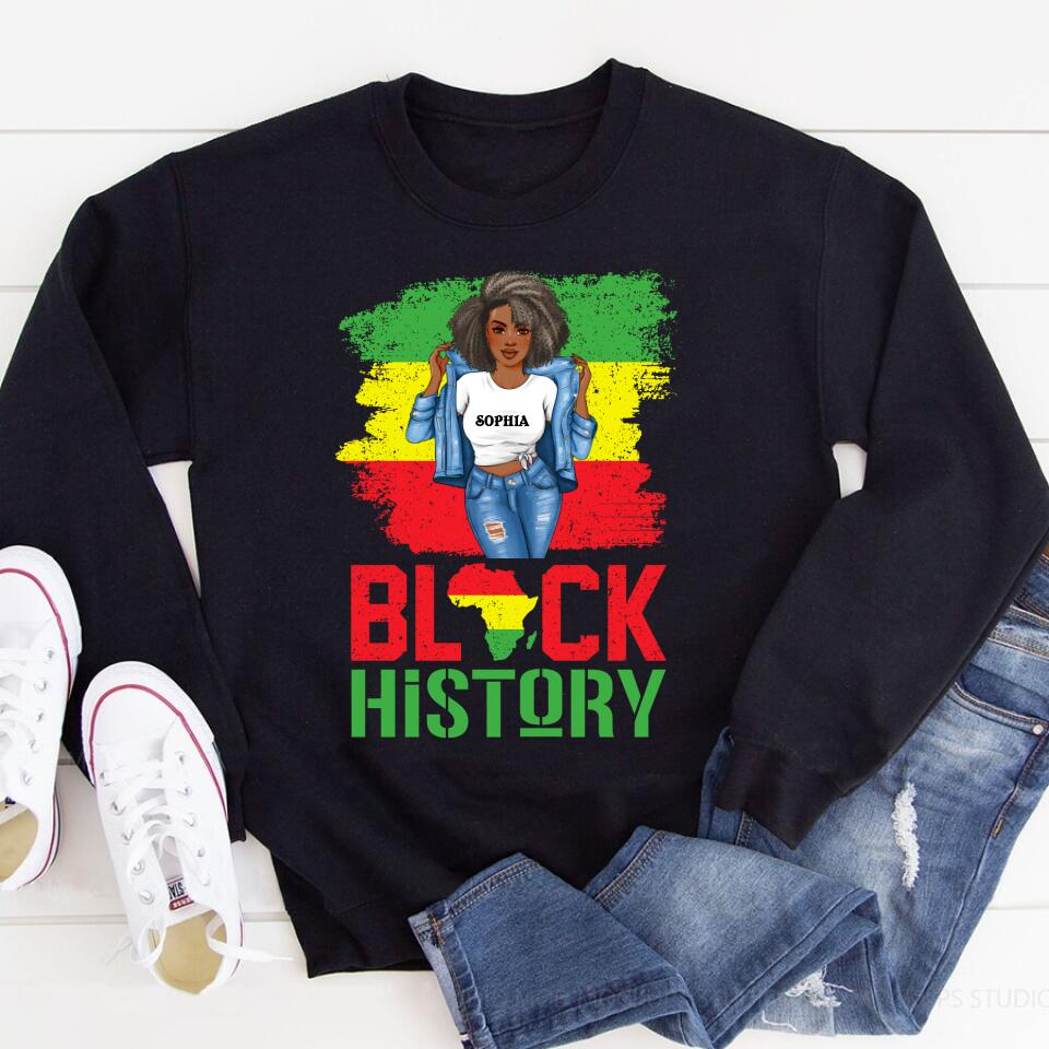 I Am Black History - Black History Month &amp; Pride Gift T-Shirt