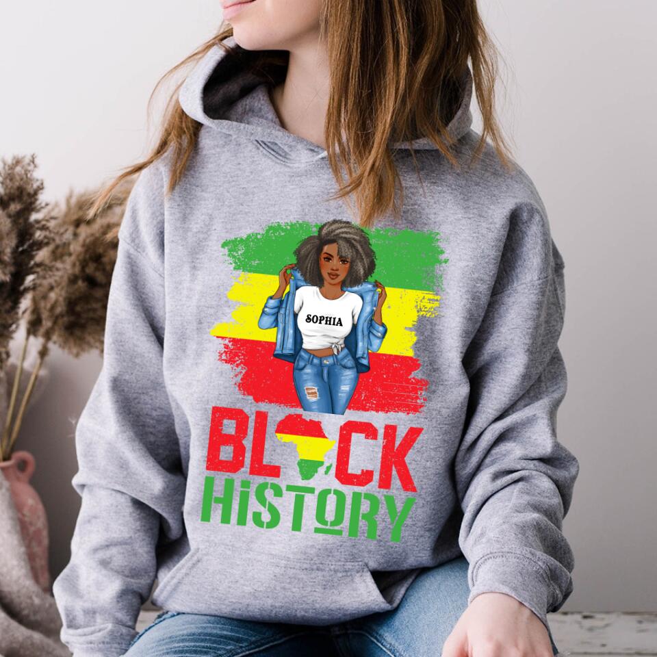 I Am Black History - Black History Month &amp; Pride Gift T-Shirt