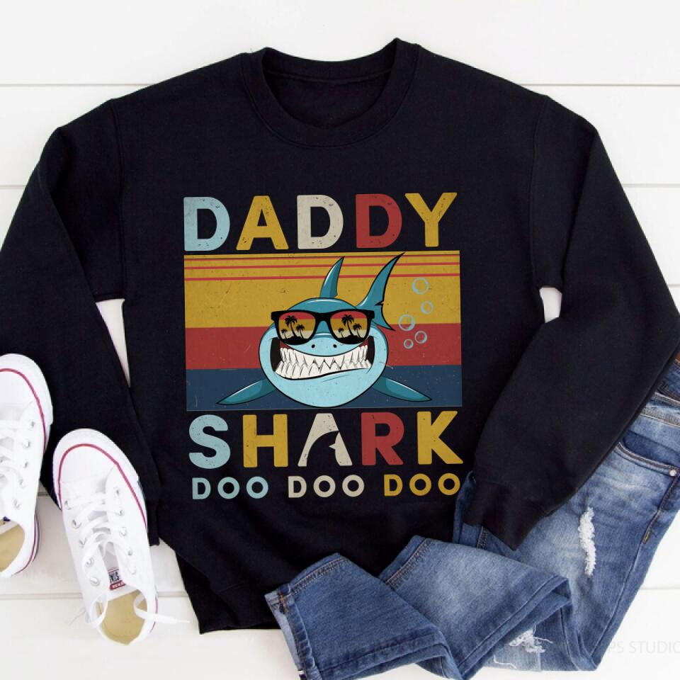 Personalized Fathers Day Shirts, Shark Fathers Day Shirts, Father‘s Day T Shirts, Funny Fathers Day Shirts, Daddy Shark Shirt, Happy Fathers Day Shirts, Father Day Gift