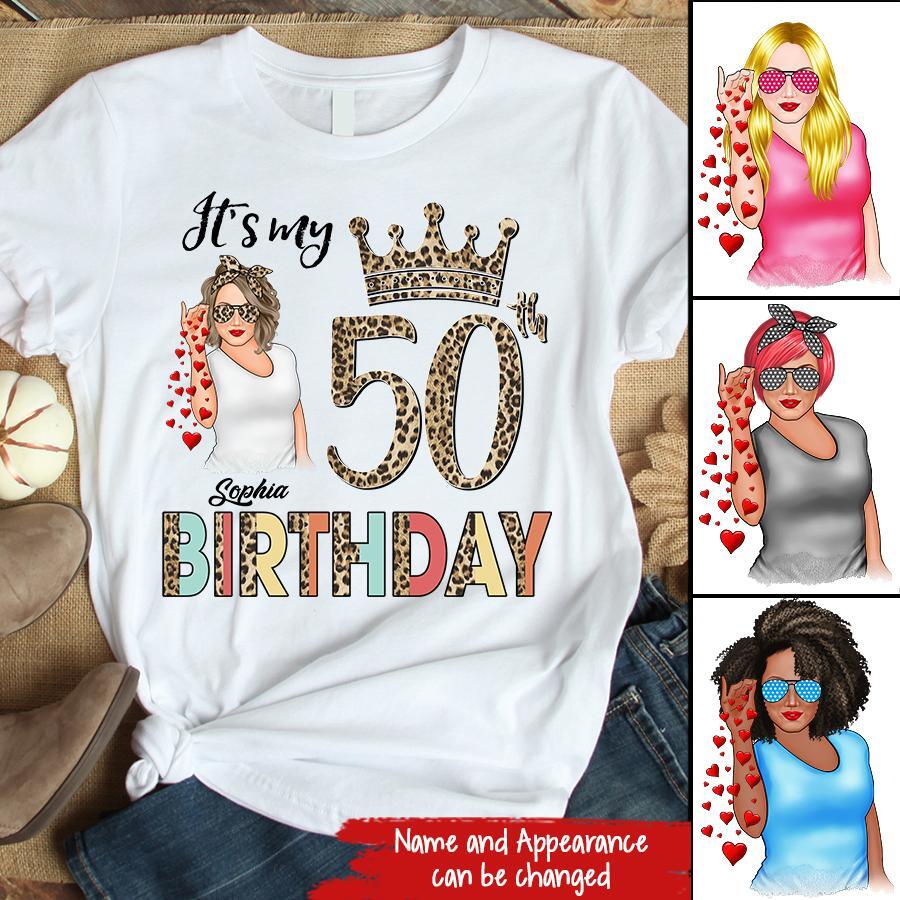 50th Birthday Shirts, Custom Birthday Shirts, Turning 50 Shirt, Women Turning 50 and Fabulous Shirt, 1973 Shirt, Best Gifts for Women Turning 50.