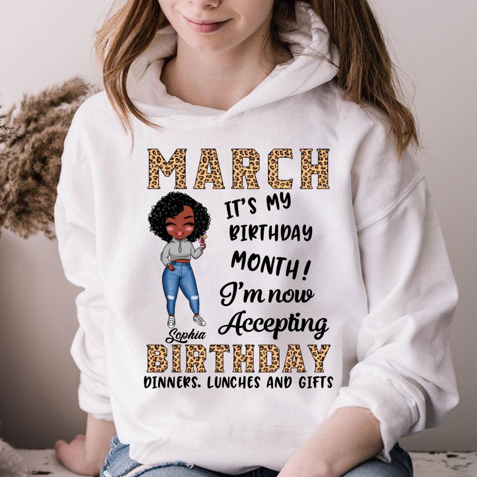 March Birthday Shirt, Custom Birthday Shirt, Queens Born In March, March Birthday Gifts, March shirts for Woman