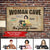 Welcome To My Woman Cave Sewing Room Personalized Poster