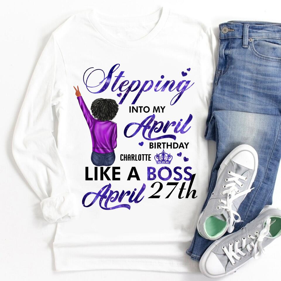 April Birthday Shirt, Custom Birthday Shirt, Queens Born In April, April Birthday Gifts, April shirts for Woman