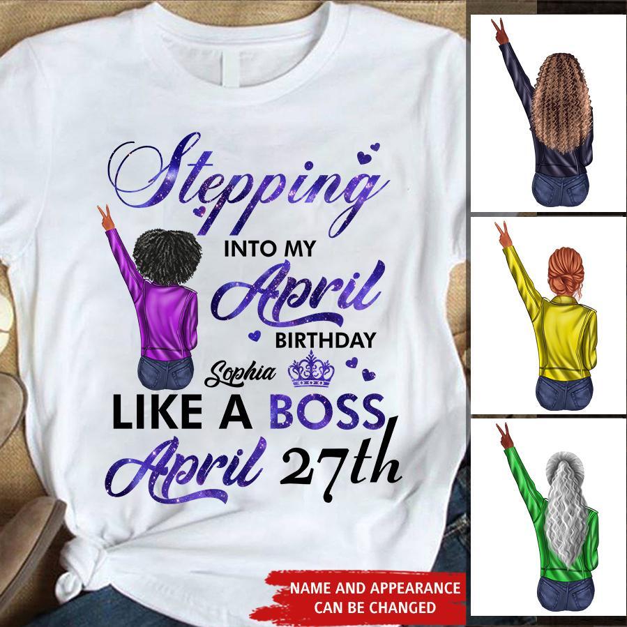 April Birthday Shirt, Custom Birthday Shirt, Queens Born In April, April Birthday Gifts, April shirts for Woman