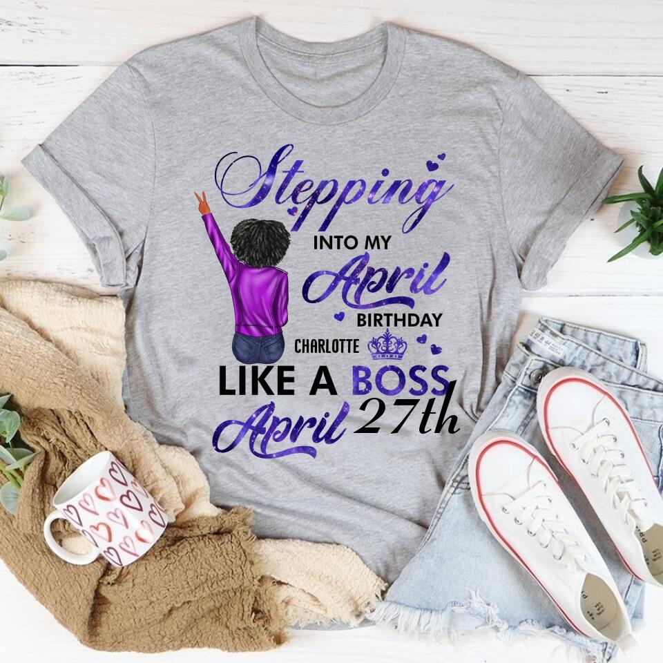 April Birthday Shirt, Custom Birthday Shirt, Queens Born In April, April Birthday Gifts, April shirts for Woman