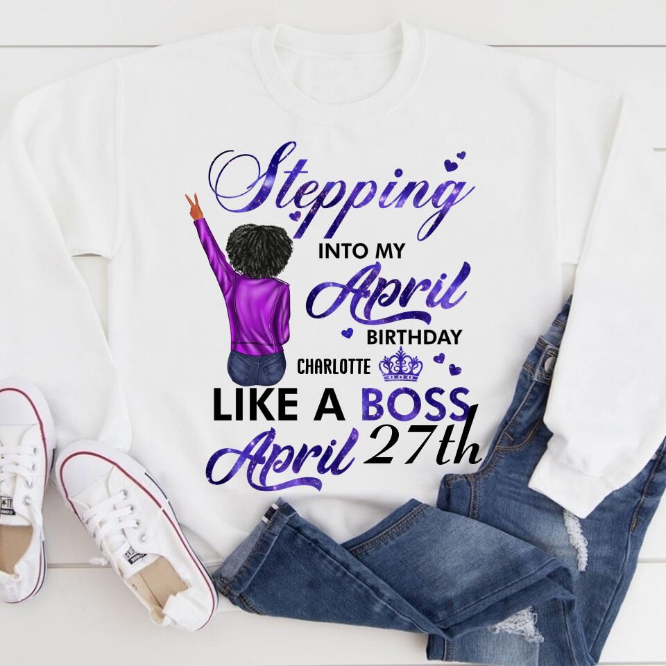 April Birthday Shirt, Custom Birthday Shirt, Queens Born In April, April Birthday Gifts, April shirts for Woman