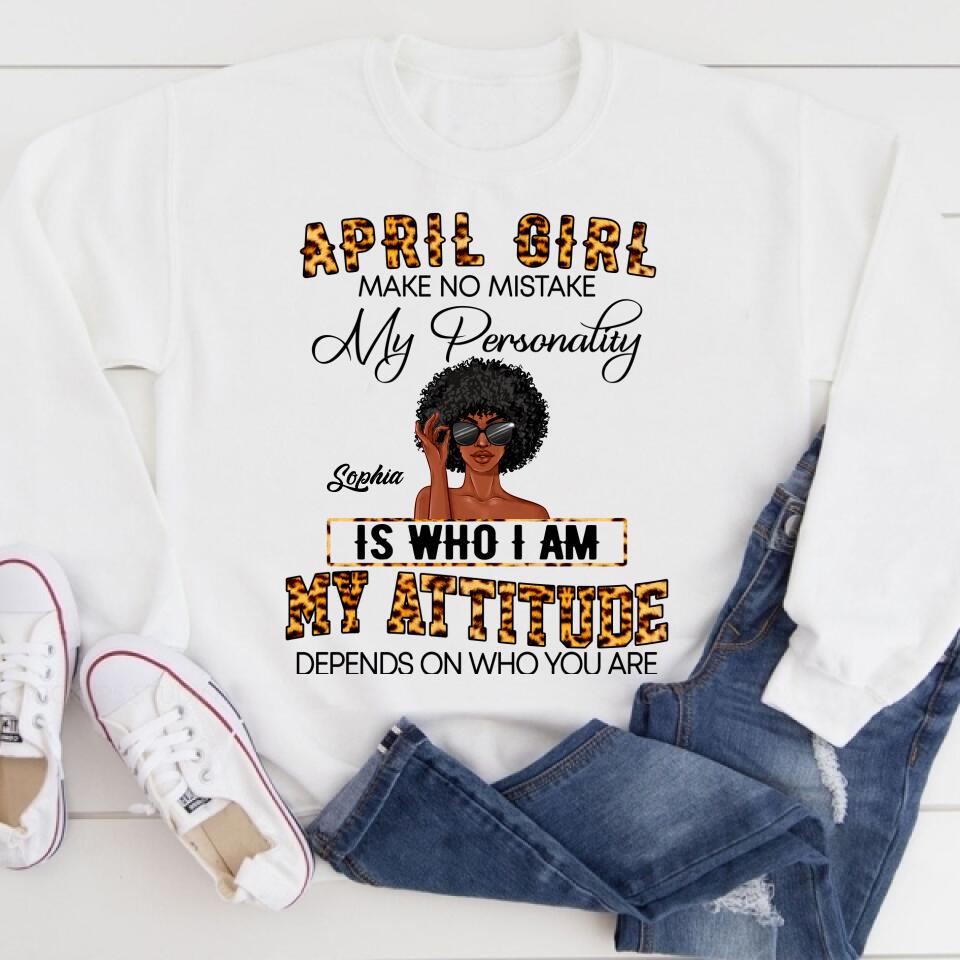 April Birthday Shirt, Custom Birthday Shirt, Queens Born In April, April Birthday Gifts, April shirts for Woman