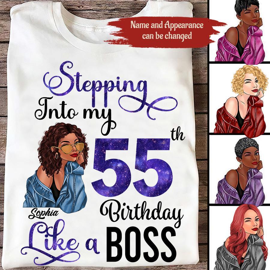 Custom Birthday Shirts, Chapter 55, Fabulous Since 1967 55th Birthday Unique T Shirt For Woman, Her Gifts For 55 Years Old, Turning 55 Birthday Cotton Shirt-HCT
