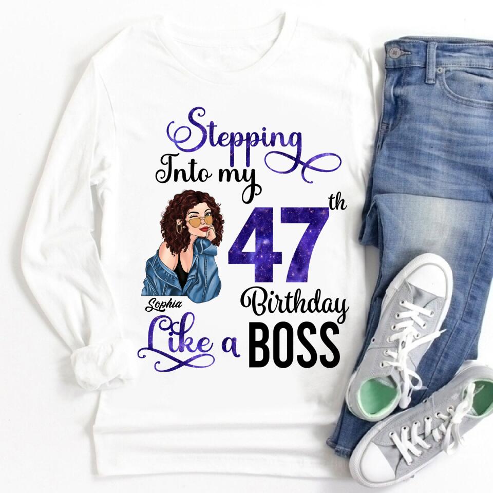 47th Birthday Shirts, Custom Birthday Shirts, Turning 47 Shirt, Gifts For Women Turning 47, 47 And Fabulous Shirt, 1975 Shirt, 47th Birthday Shirts For Her, It&#39;s My 47 Birthday-HCT