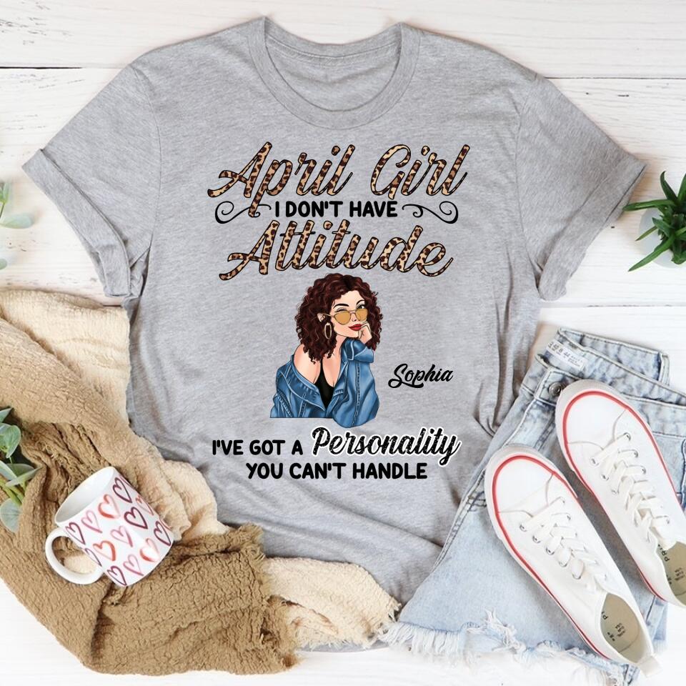 April Birthday Shirt, Custom Birthday Shirt, Queens Born In April, April Birthday Gifts, April shirts for Woman