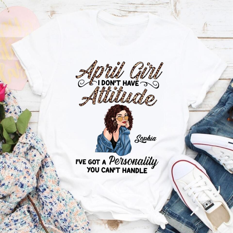 April Birthday Shirt, Custom Birthday Shirt, Queens Born In April, April Birthday Gifts, April shirts for Woman