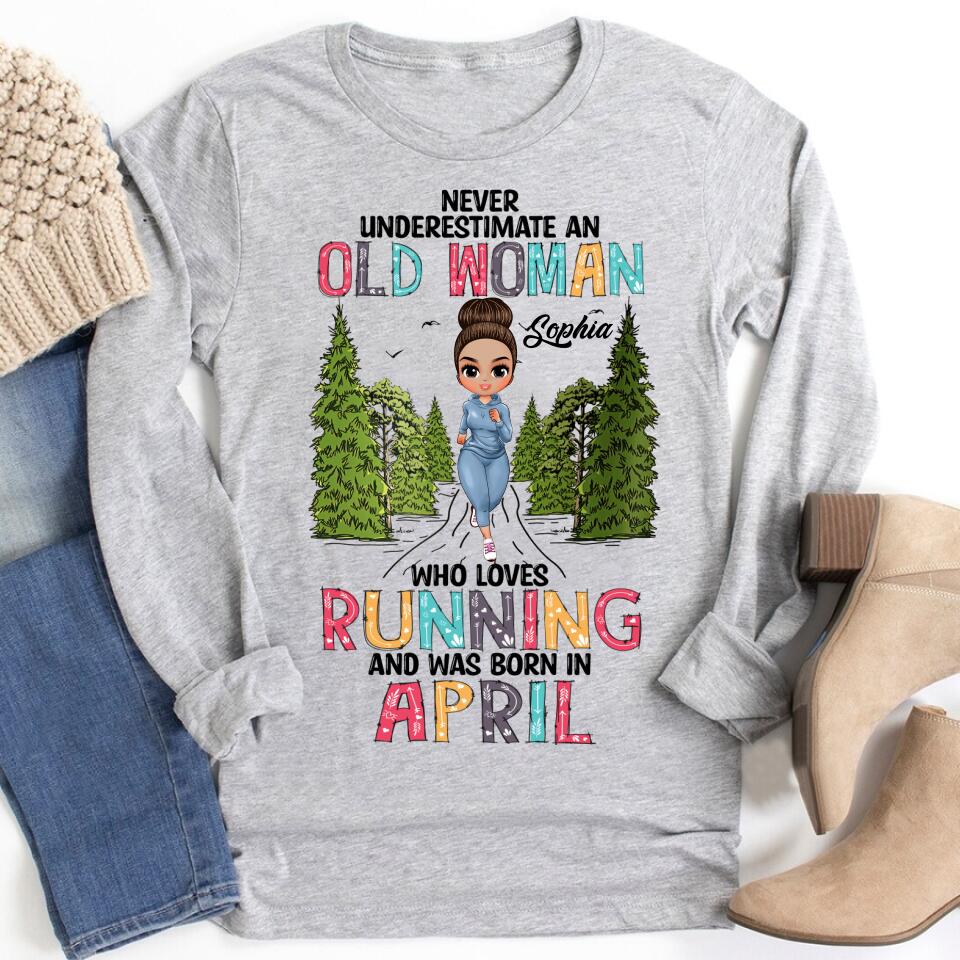 April Birthday Shirt, Custom Birthday Shirt, Queens Born In April, April Birthday Gifts, April Shirts For Woman, Custom Running Shirts, Birthday Running Shirt