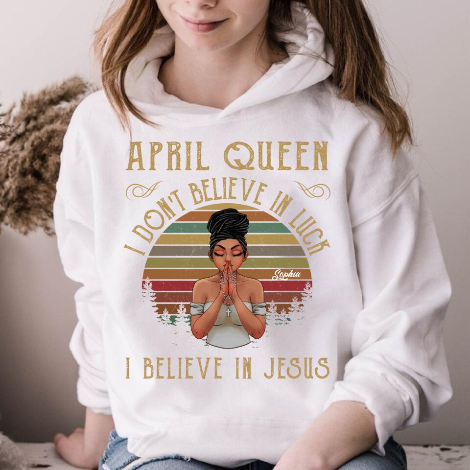 April Birthday Shirt, Custom Birthday Shirt, Queens Born In April, April Birthday Gifts, April shirts for Woman