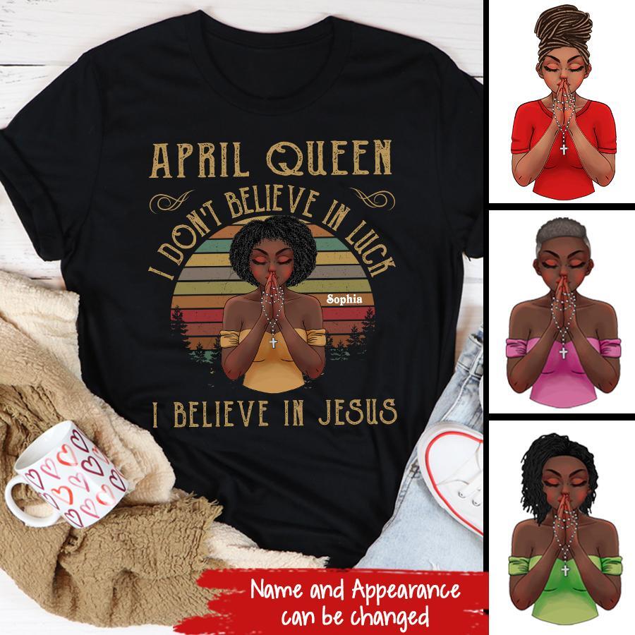 April Birthday Shirt, Custom Birthday Shirt, Queens Born In April, April Birthday Gifts, April shirts for Woman