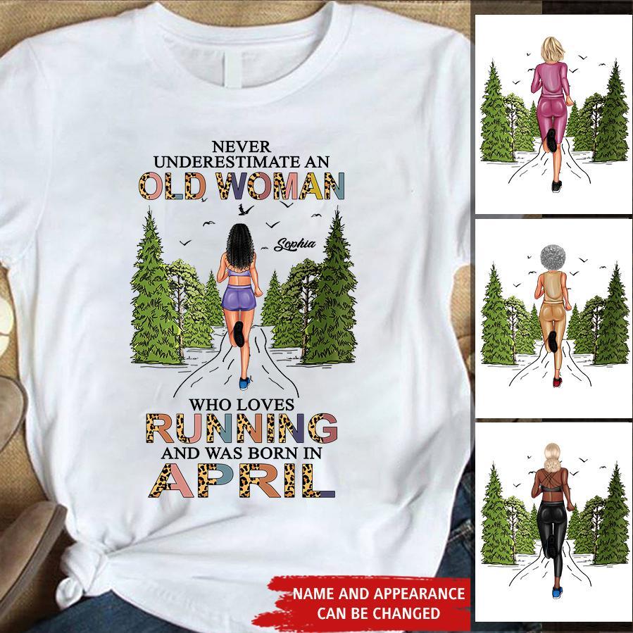 April Birthday Shirt, Custom Birthday Shirt, Queens Born In April, April Birthday Gifts, April shirts for Woman, Custom running shirts, Birthday running shirt