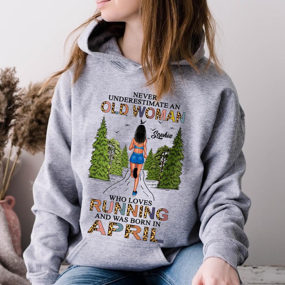 April Birthday Shirt, Custom Birthday Shirt, Queens Born In April, April Birthday Gifts, April shirts for Woman, Custom running shirts, Birthday running shirt