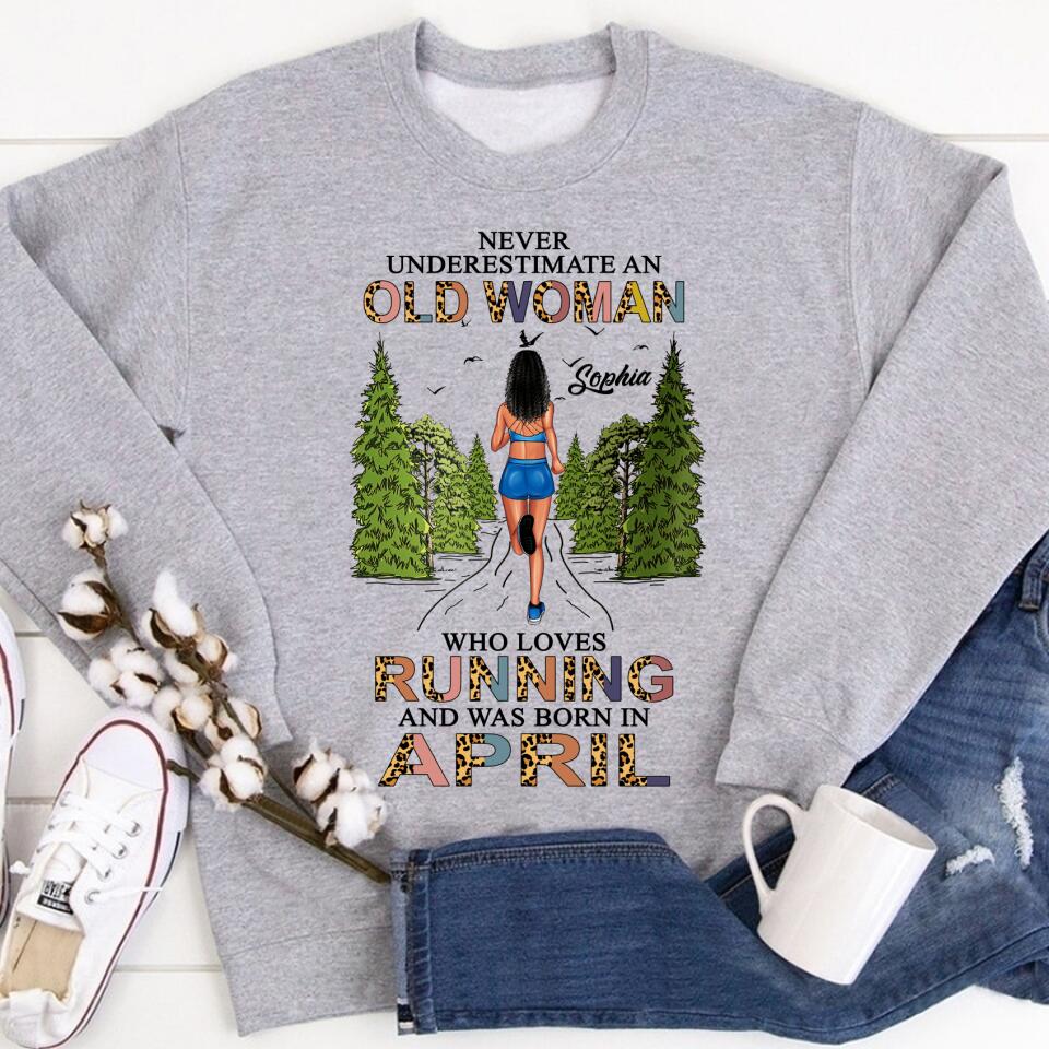 April Birthday Shirt, Custom Birthday Shirt, Queens Born In April, April Birthday Gifts, April shirts for Woman, Custom running shirts, Birthday running shirt