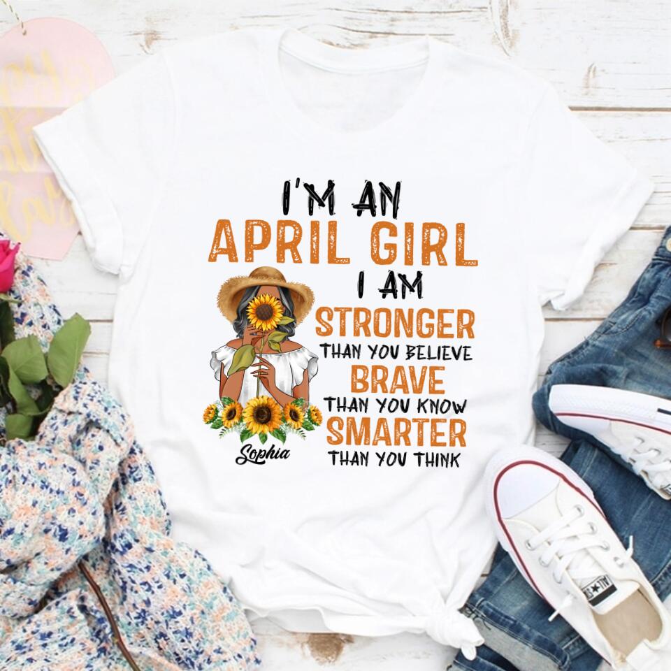 April Birthday Shirt, Custom Birthday Shirt, Queens Born In April, April Birthday Shirts For Woman, April Birthday Gifts