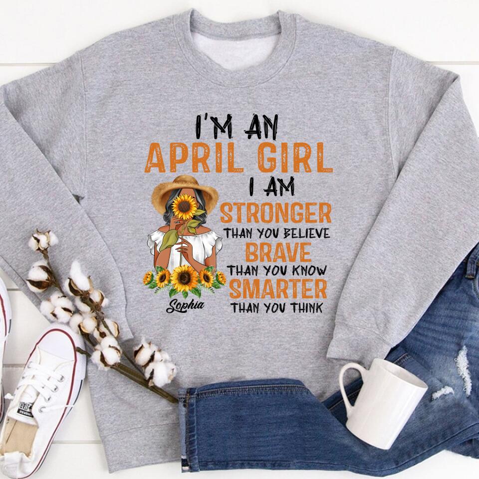 April Birthday Shirt, Custom Birthday Shirt, Queens Born In April, April Birthday Shirts For Woman, April Birthday Gifts