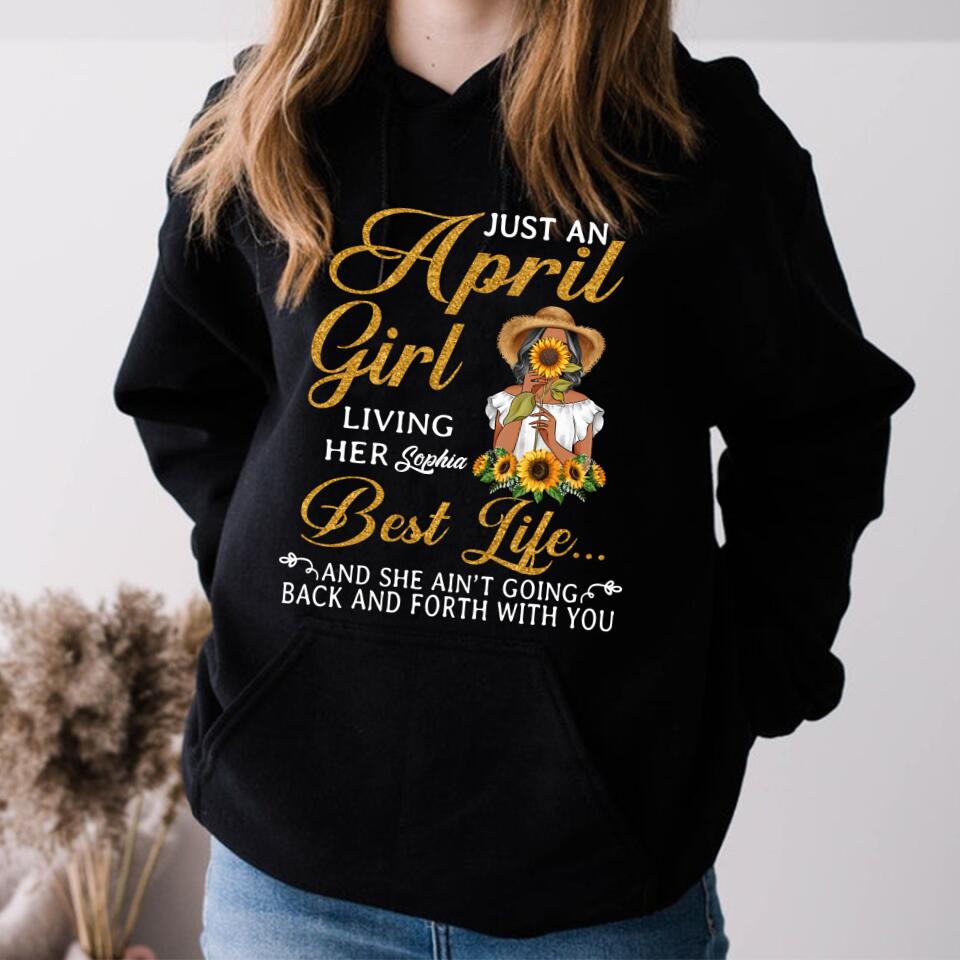 April Birthday Shirt, Custom Birthday Shirt, Queens Born In April, April Birthday Shirts For Woman, April Birthday Gifts