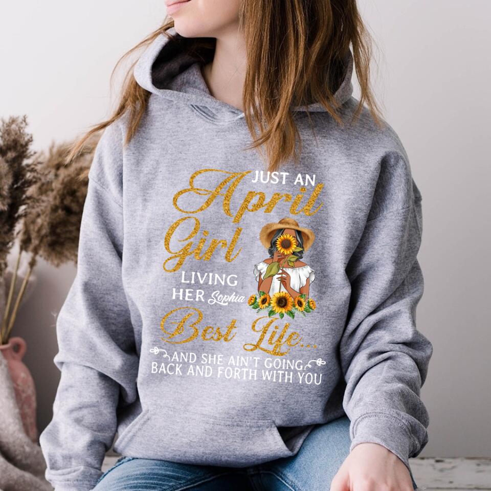 April Birthday Shirt, Custom Birthday Shirt, Queens Born In April, April Birthday Shirts For Woman, April Birthday Gifts