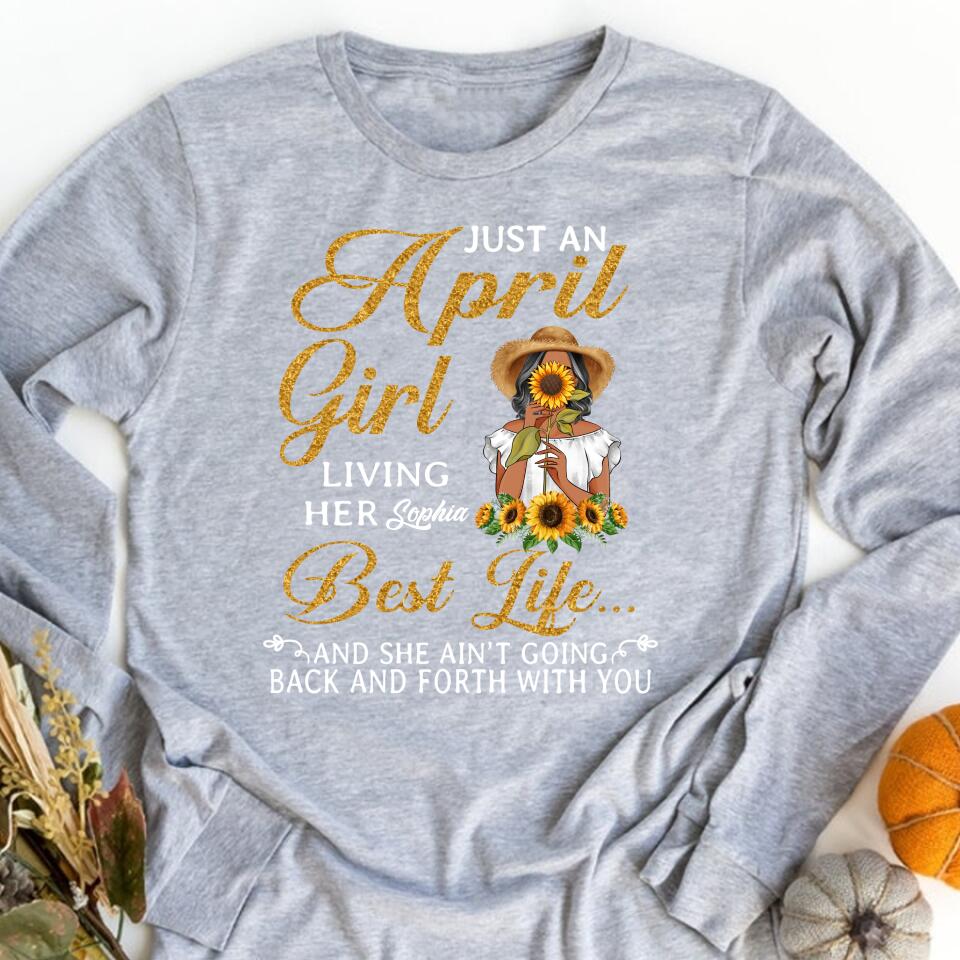 April Birthday Shirt, Custom Birthday Shirt, Queens Born In April, April Birthday Shirts For Woman, April Birthday Gifts