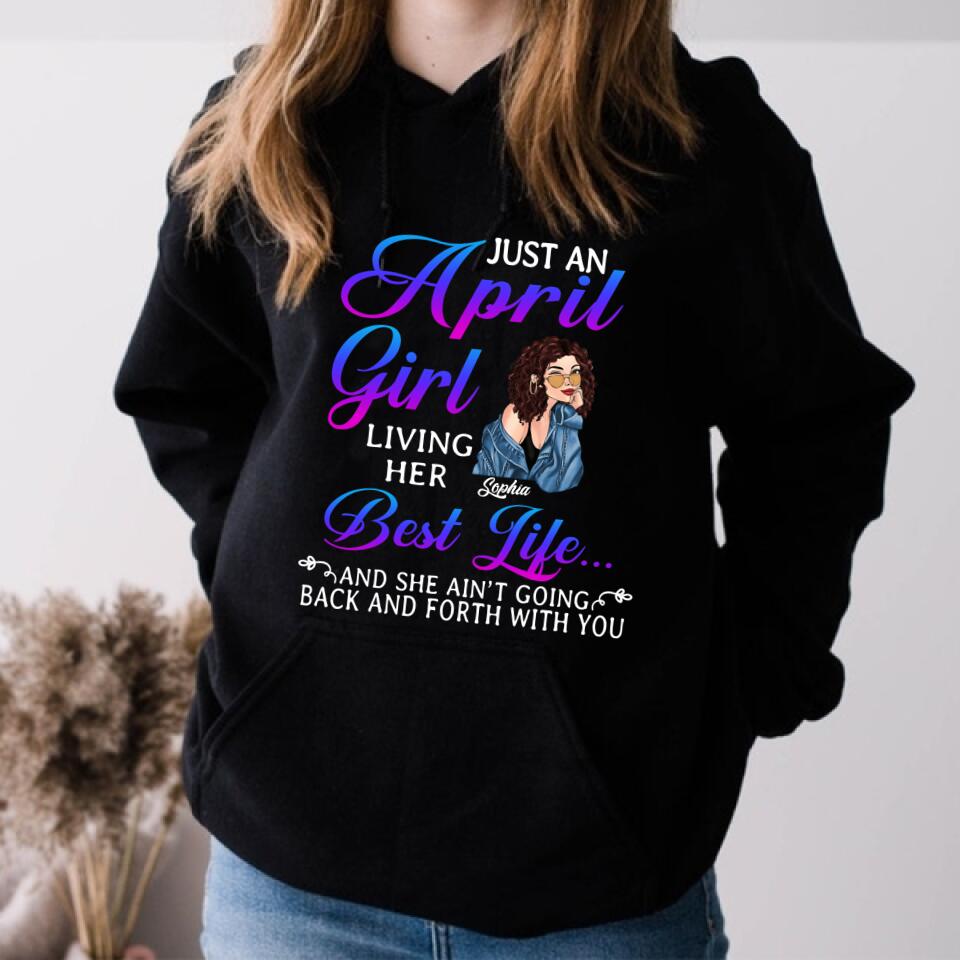 April Birthday Shirt, Custom Birthday Shirt, Queens Born In April, April Birthday Shirts For Woman, April Birthday Gifts