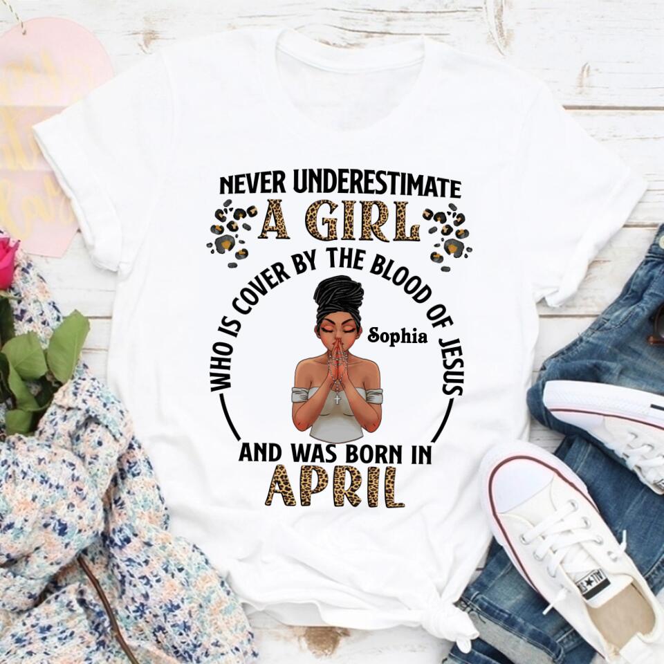 April Birthday Shirt, Custom Birthday Shirt, Queens Born In April, April Birthday Gifts, April shirts for Woman