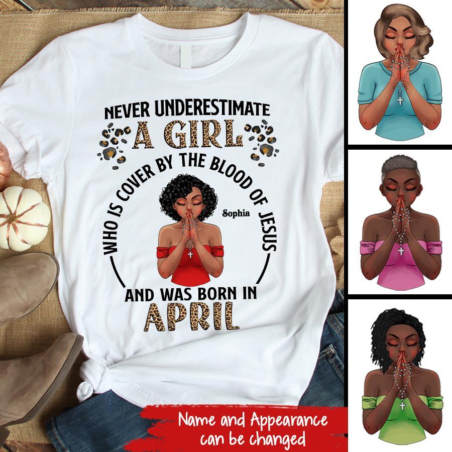 April Birthday Shirt, Custom Birthday Shirt, Queens Born In April, April Birthday Gifts, April shirts for Woman