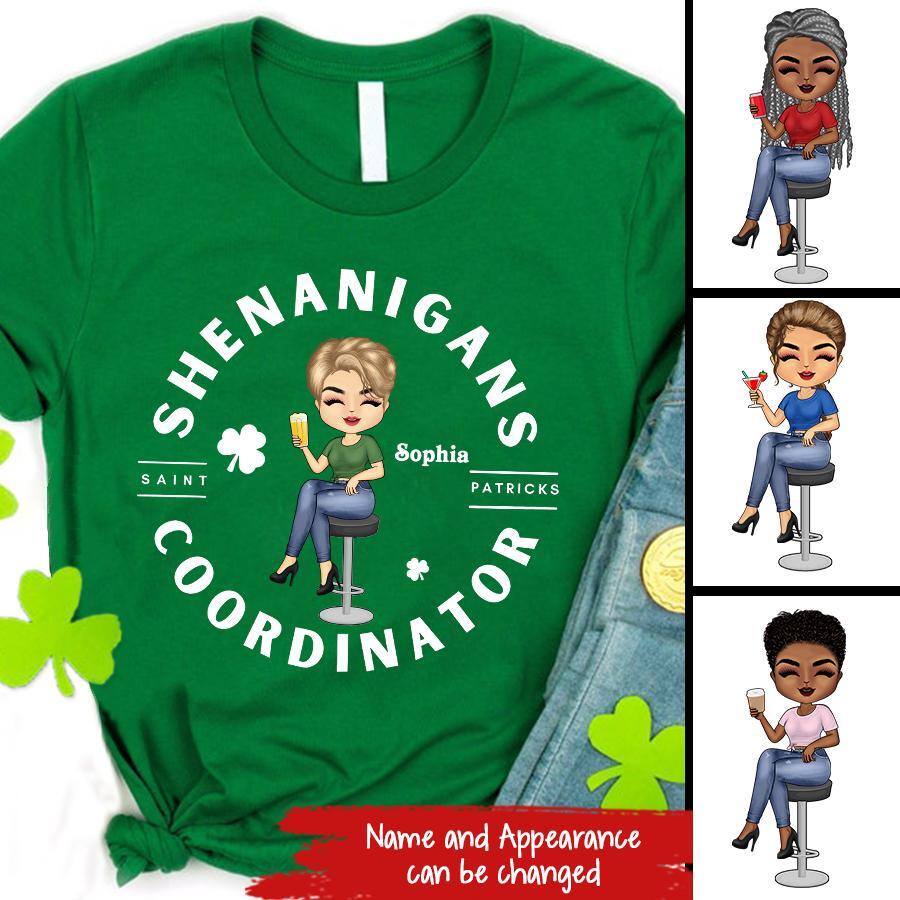 Shenanigans Coordinator Shirt, Lucky Women Sweat, St Patricks Day Sweater, Irish Sweatshirt, St Patty‘s Day