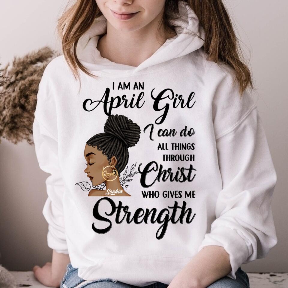 April Birthday Shirt, Custom Birthday Shirt, Queens Born In April, April Birthday Gifts, April shirts for Woman