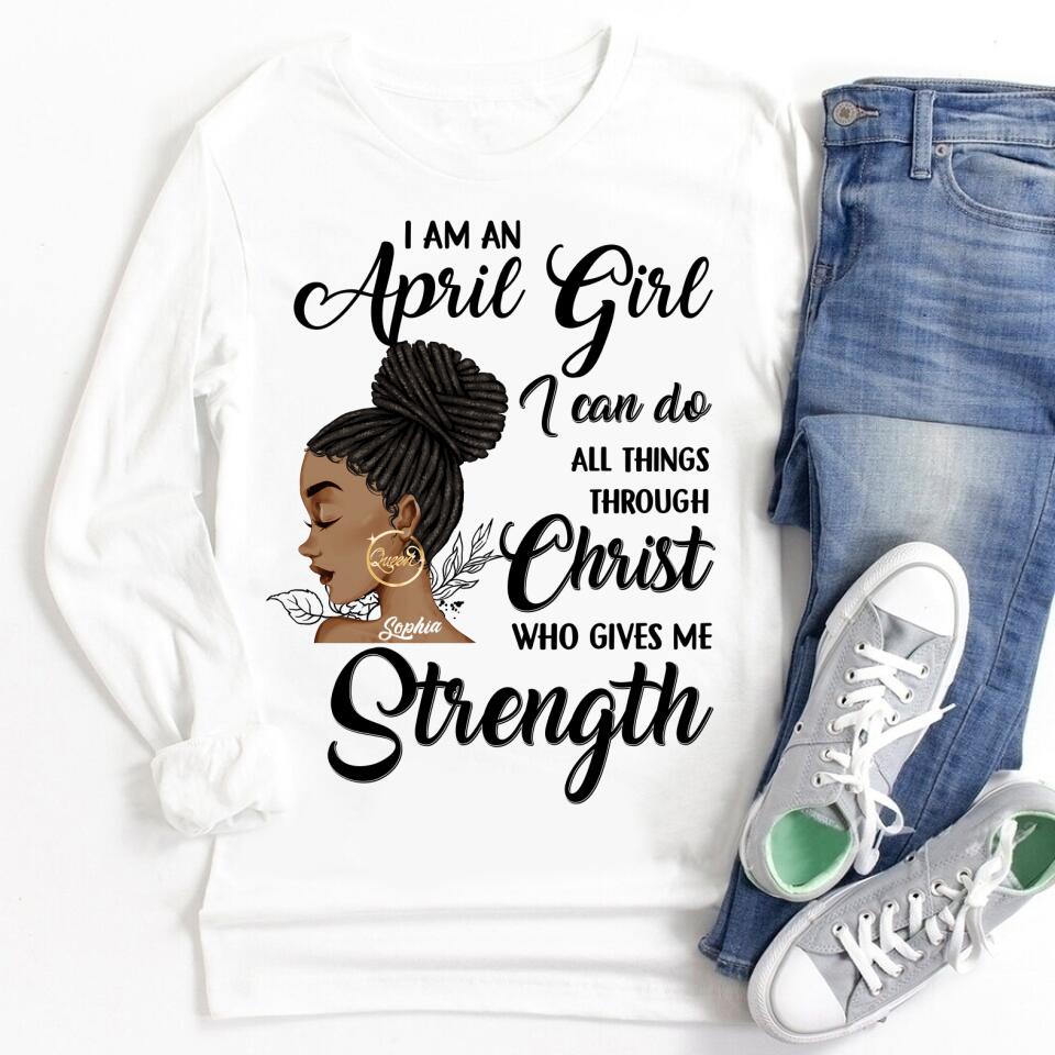 April Birthday Shirt, Custom Birthday Shirt, Queens Born In April, April Birthday Gifts, April shirts for Woman