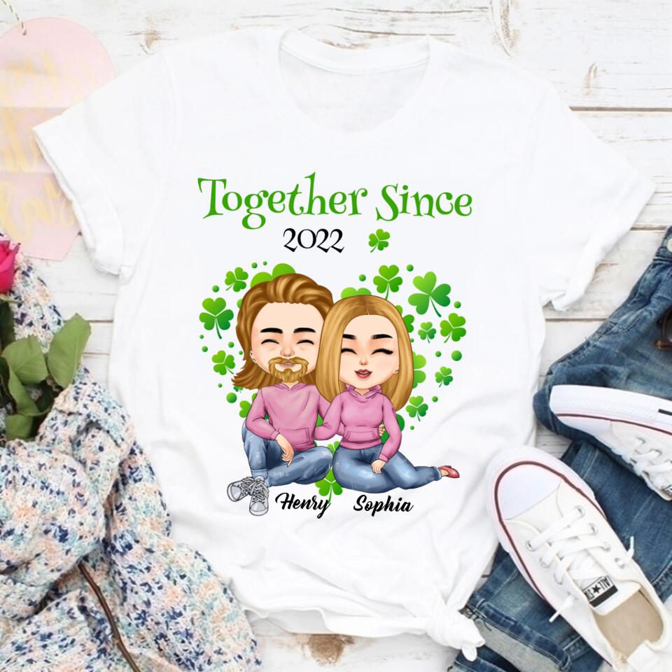 Together Patrick Day Shirt, St. Patricks Day Shirt, Shamrock Lucky Lips, Four Leaf Clover, Shamrock Shirts, Patrick‘s Day, Irish Tshirt