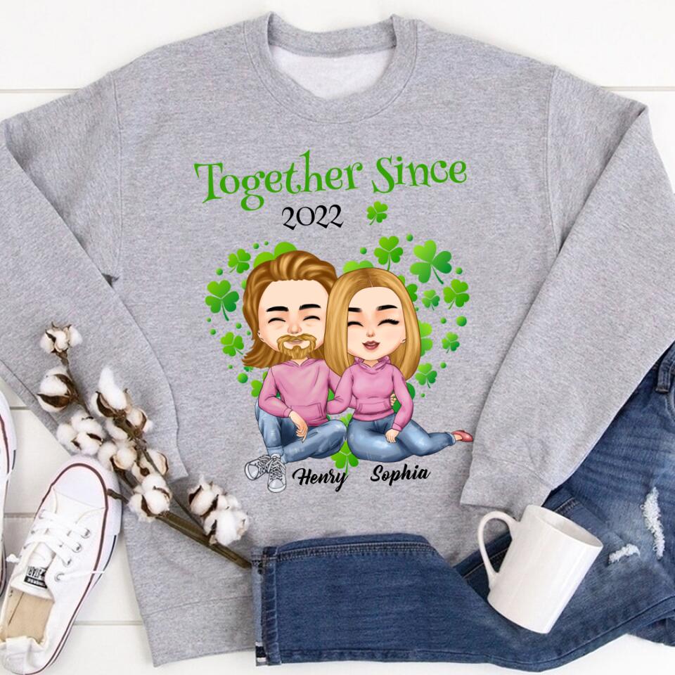 Together Patrick Day Shirt, St. Patricks Day Shirt, Shamrock Lucky Lips, Four Leaf Clover, Shamrock Shirts, Patrick‘s Day, Irish Tshirt