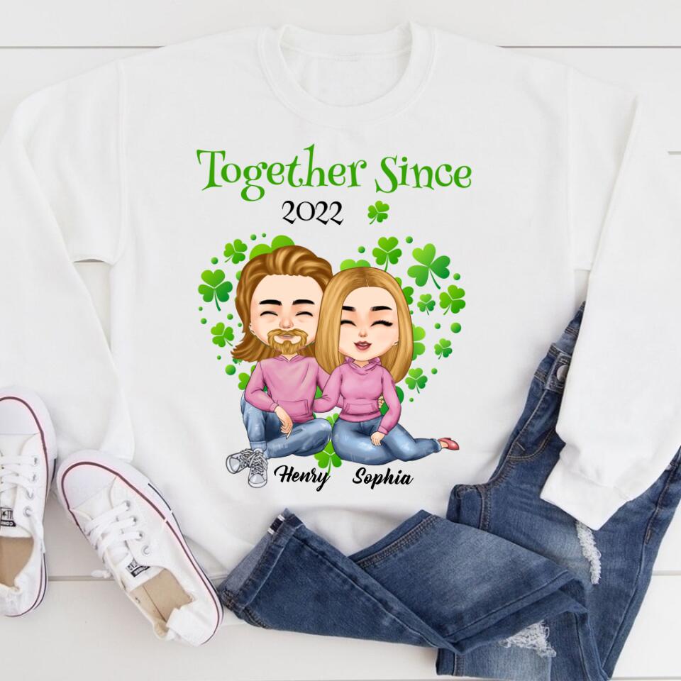 Together Patrick Day Shirt, St. Patricks Day Shirt, Shamrock Lucky Lips, Four Leaf Clover, Shamrock Shirts, Patrick‘s Day, Irish Tshirt