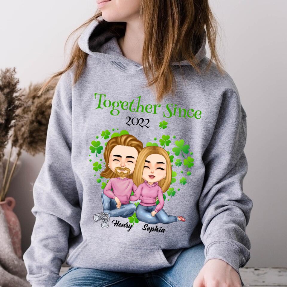 Together Patrick Day Shirt, St. Patricks Day Shirt, Shamrock Lucky Lips, Four Leaf Clover, Shamrock Shirts, Patrick‘s Day, Irish Tshirt