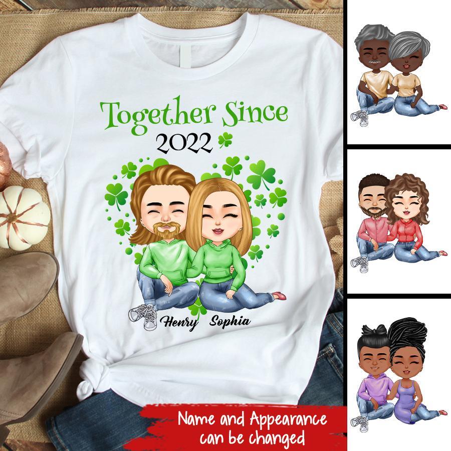 Together Patrick Day Shirt, St. Patricks Day Shirt, Shamrock Lucky Lips, Four Leaf Clover, Shamrock Shirts, Patrick‘s Day, Irish Tshirt