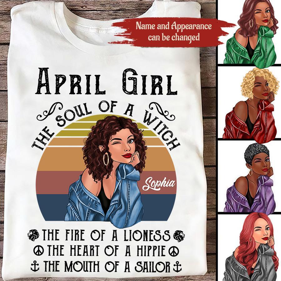 April Birthday Shirt, Custom Birthday Shirt, Queens Born In April, April Birthday Gifts, April shirts for Woman