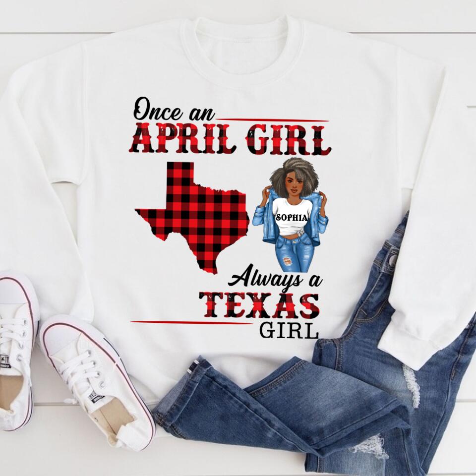 April Birthday Shirt, Custom Birthday Shirt, Queens Born In April, April Birthday Gifts, April shirts for Woman