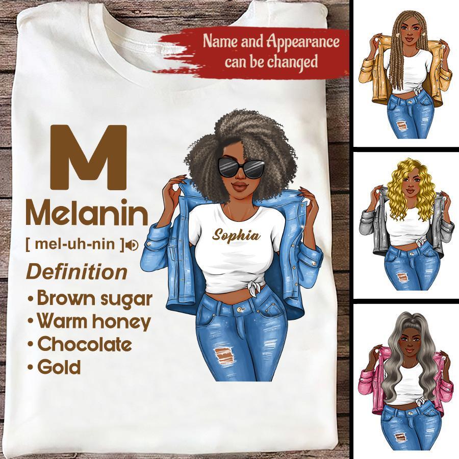 African American Shirt, African American woman Shirt, Melanin Shirt, Melanin Definition, Melanin Magic T-shirt