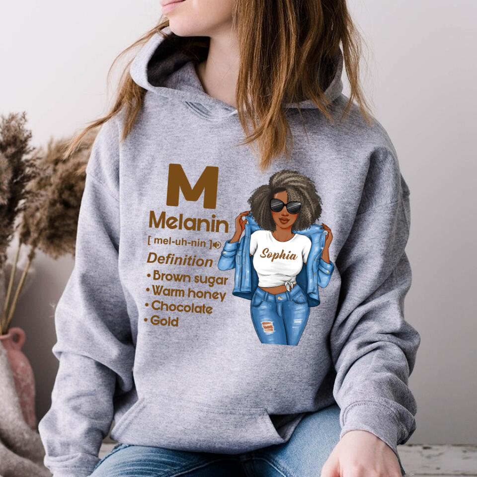 African American Shirt, African American woman Shirt, Melanin Shirt, Melanin Definition, Melanin Magic T-shirt