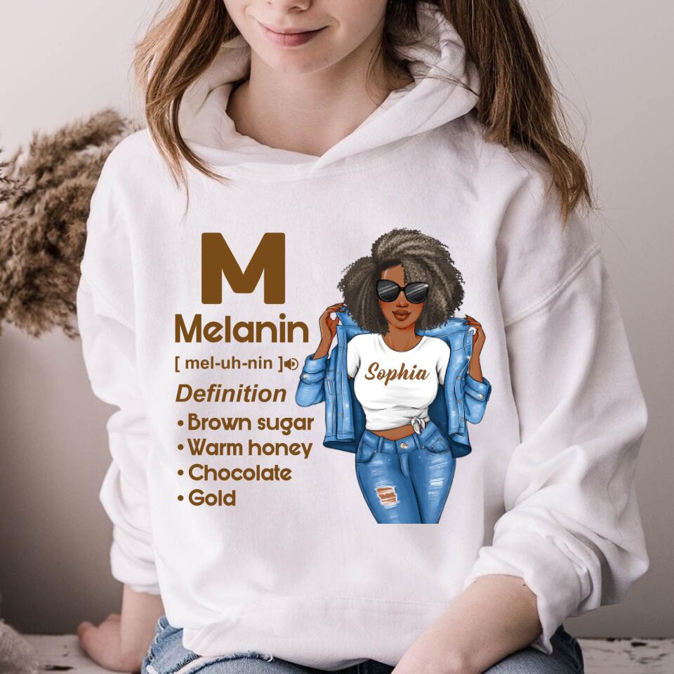 African American Shirt, African American woman Shirt, Melanin Shirt, Melanin Definition, Melanin Magic T-shirt