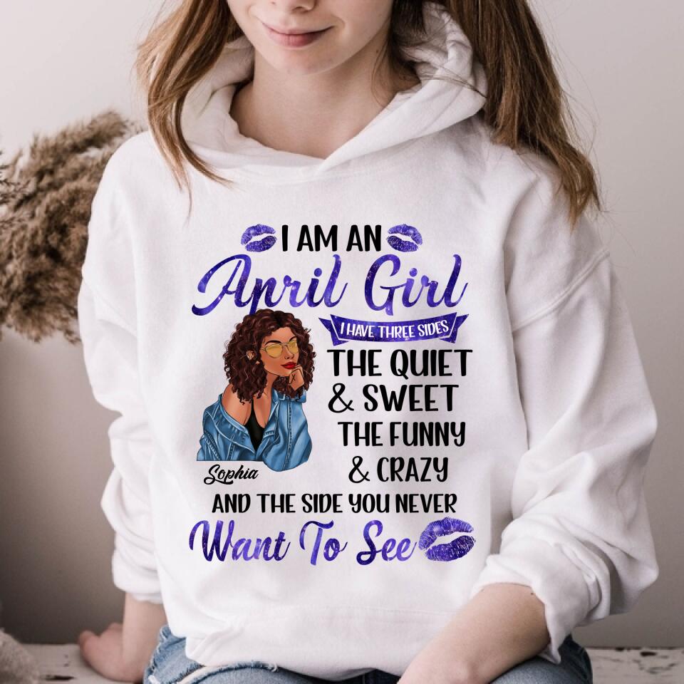 April Birthday Shirt, Custom Birthday Shirt, Queens Born In April, April Birthday Gifts, April Birthday Gifts