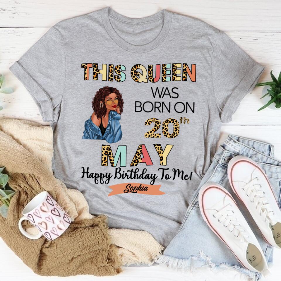 May Birthday Shirt, Custom Birthday Shirt, Queens Born In May, May Birthday Gifts, May shirts for Woman
