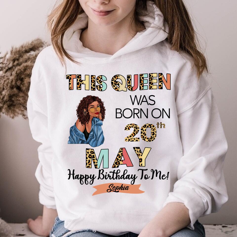 May Birthday Shirt, Custom Birthday Shirt, Queens Born In May, May Birthday Gifts, May shirts for Woman