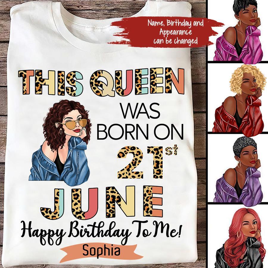 June Birthday Shirt, Custom Birthday Shirt, Queens Born In June, June Birthday Gifts, June shirts for Woman
