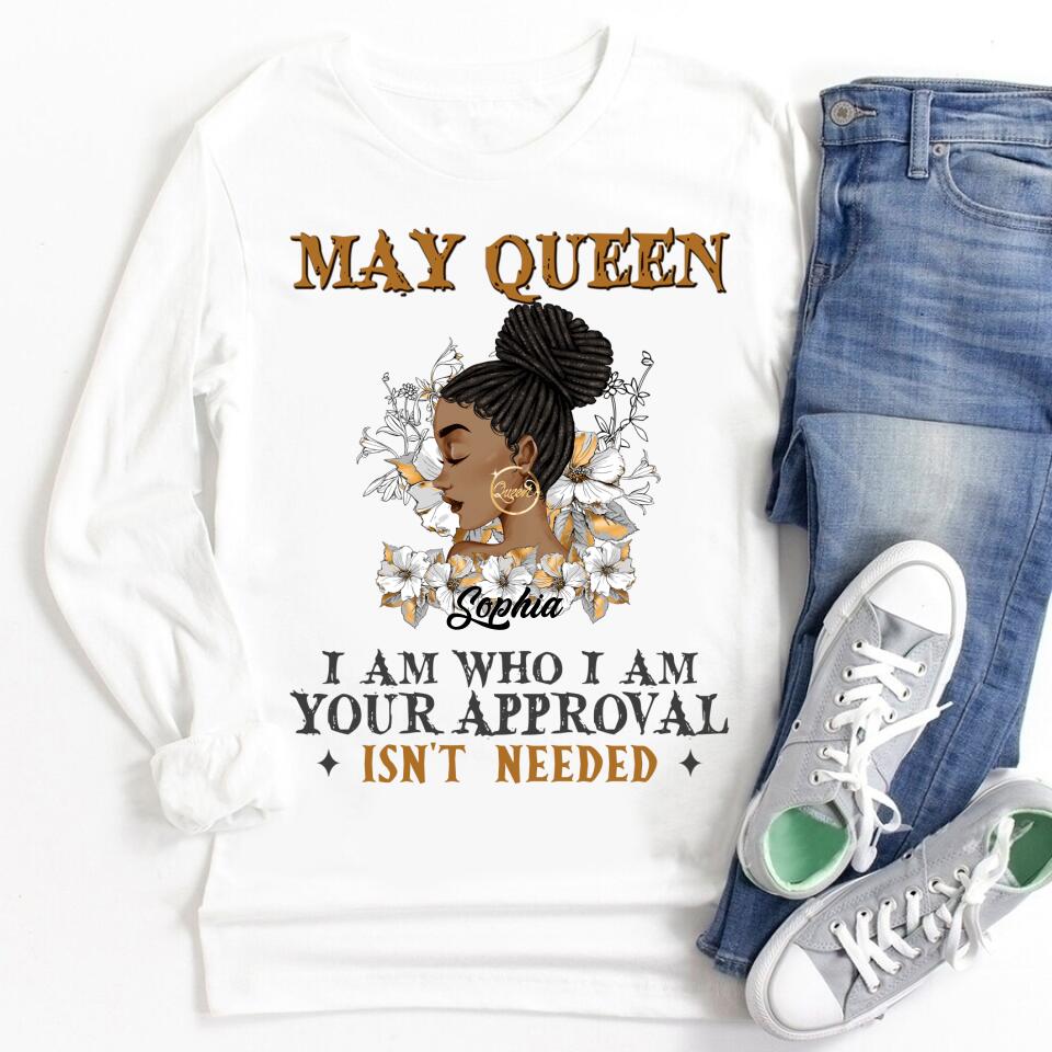 May Birthday Shirt, Custom Birthday Shirt, Queens Born In May, May Birthday Gifts, May shirts for Woman
