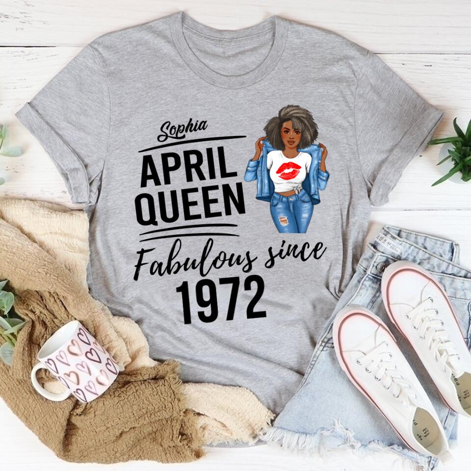 April Birthday Shirt, Custom Birthday Shirt, Queens Born In April, April Birthday Gifts, April shirts for Woman
