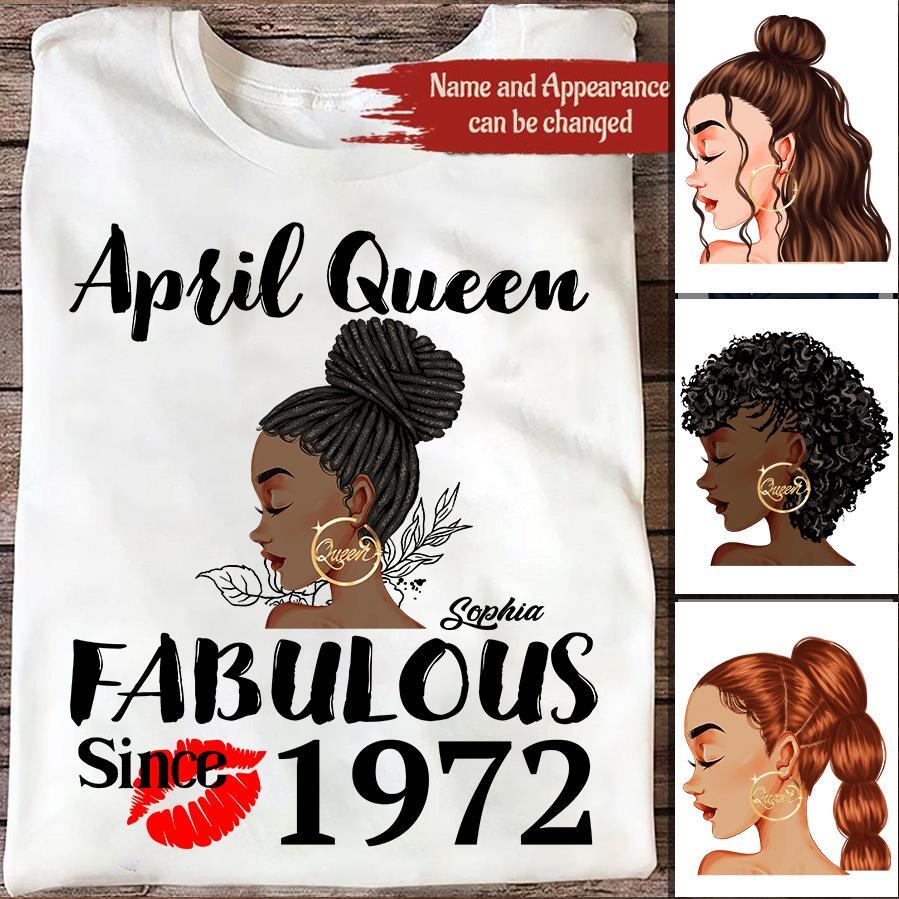 April Birthday Shirt, Custom Birthday Shirt, Queens Born In April, April Birthday Gifts, April shirts for Woman